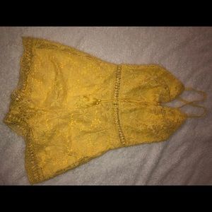 Yellow romper